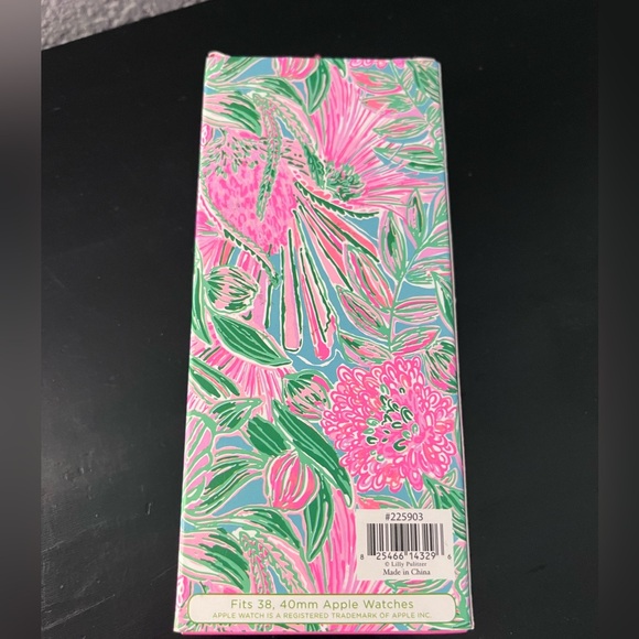 Lilly Pulitzer Scrunchie Apple Watch Band - Picture 3 of 3